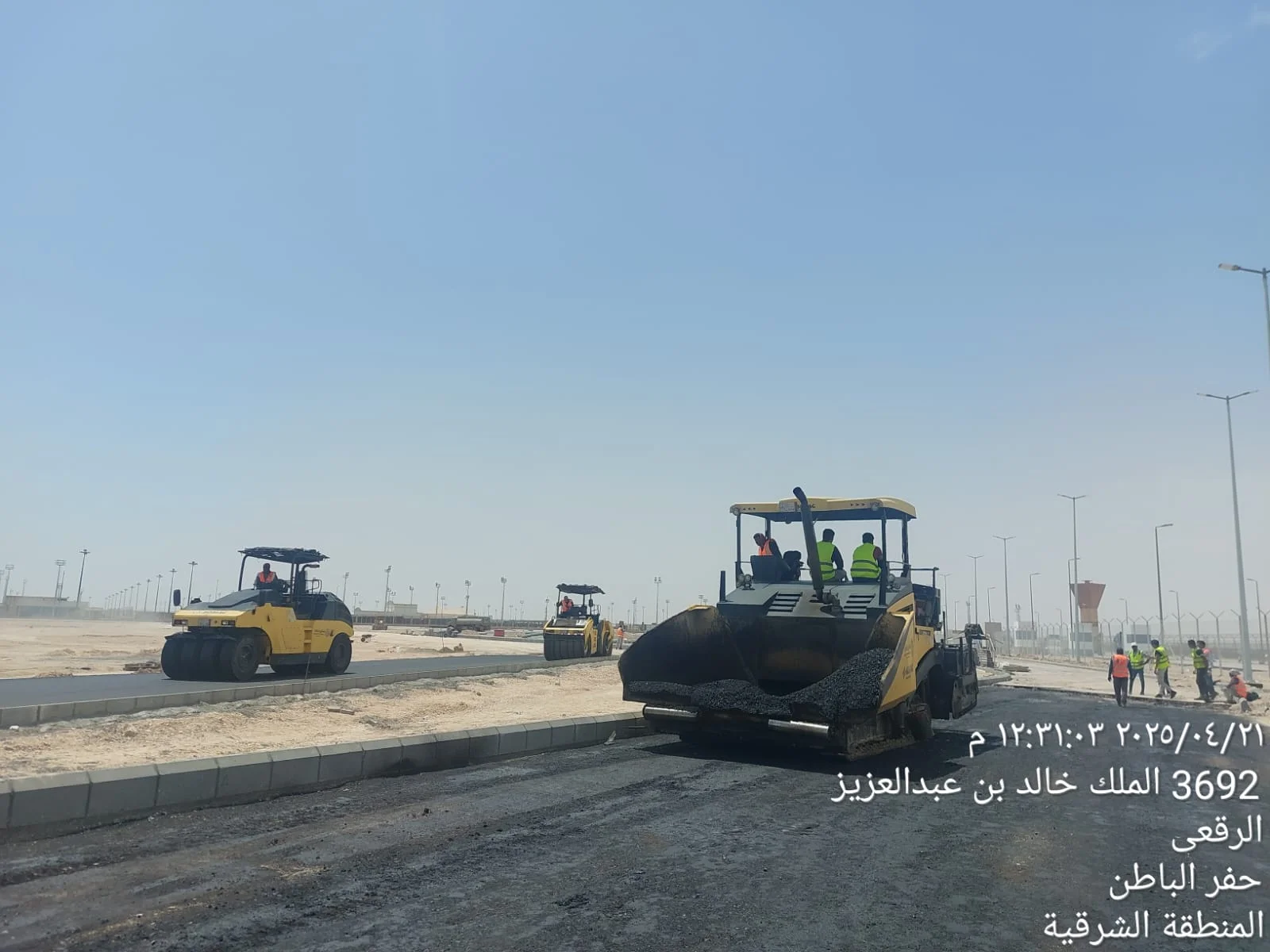 توريد وتنفيذ اعمال الاسفلت لشركة عبر الوطن للمقاولات — 9