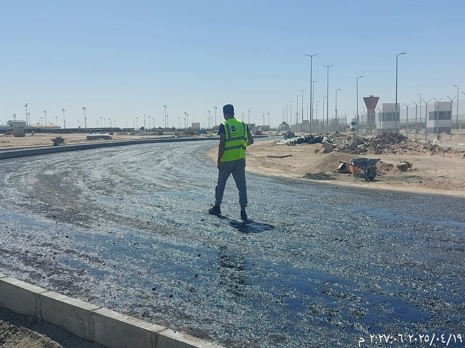 اعمال توريد وتنفيذ الاسفلت لشركة التاج للتجارة والصناعة المحدودة — 5