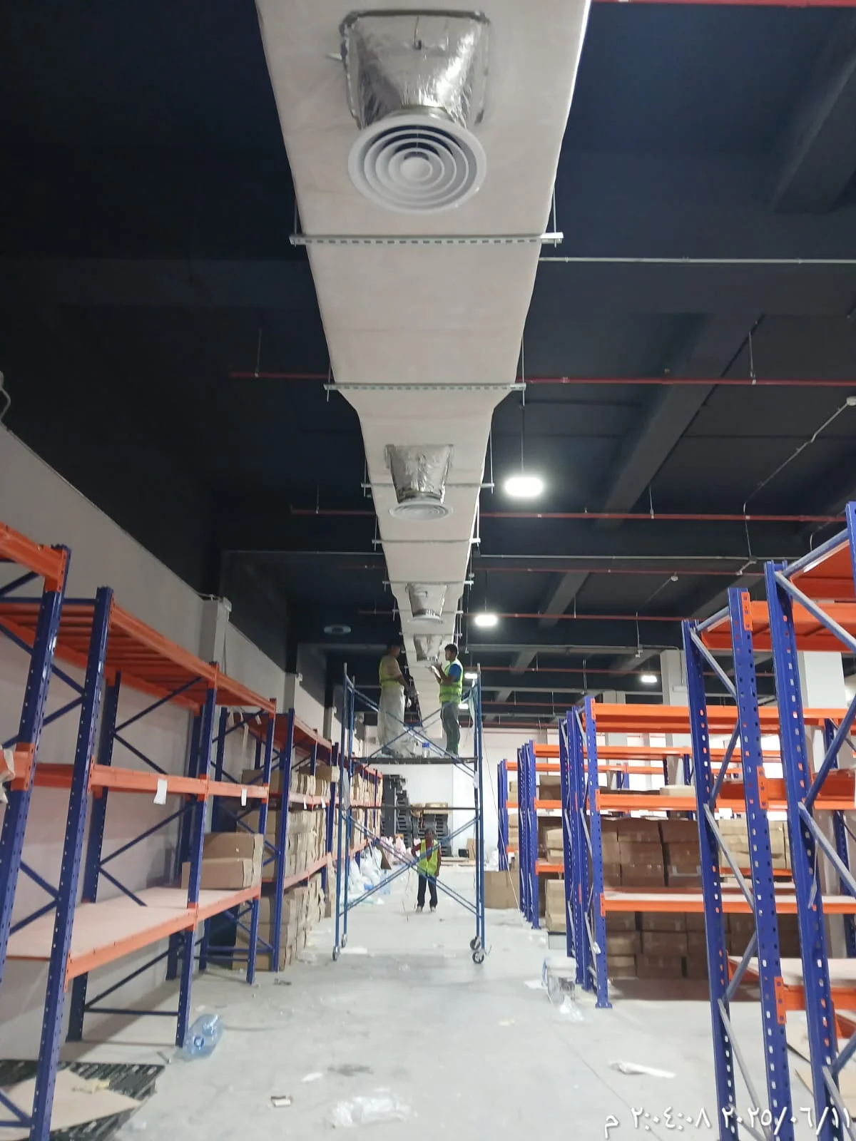 اعمال توريد وتركيب التكييف المركزي مع شركة اعمال سنمار للمقاولات — 5