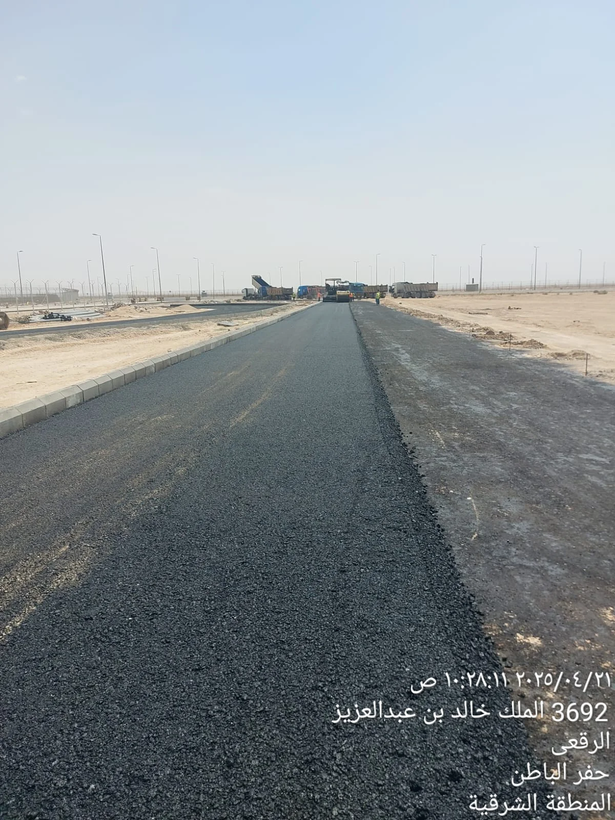 توريد وتنفيذ اعمال الاسفلت لشركة عبر الوطن للمقاولات — 6
