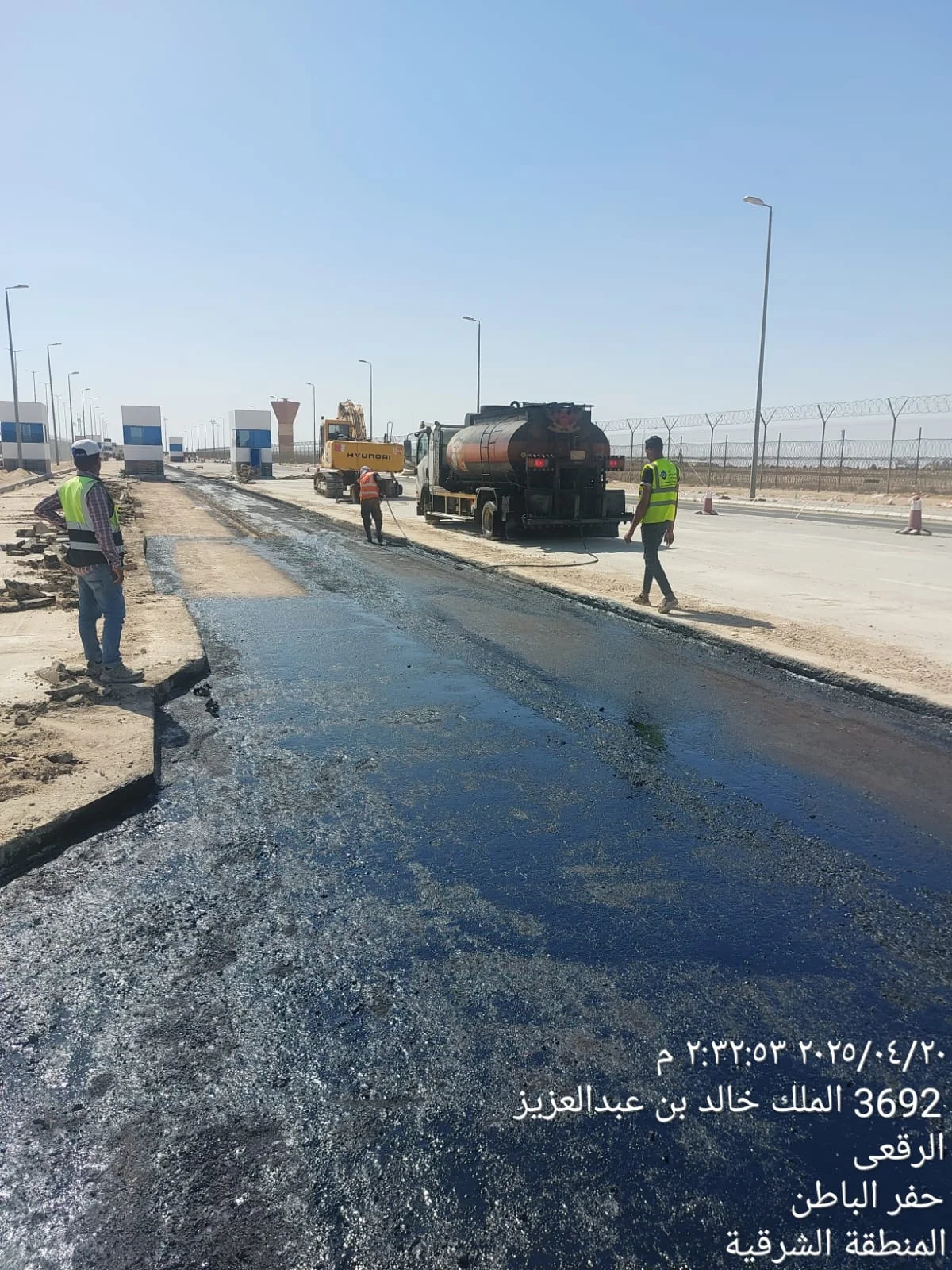 اعمال توريد وتنفيذ الاسفلت لشركة التاج للتجارة والصناعة المحدودة — 8