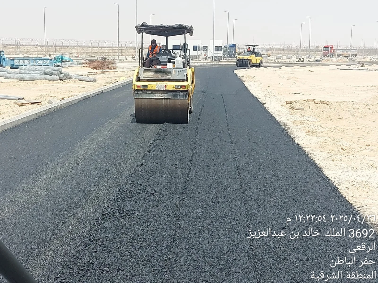 توريد وتنفيذ اعمال الاسفلت لشركة عبر الوطن للمقاولات — 10