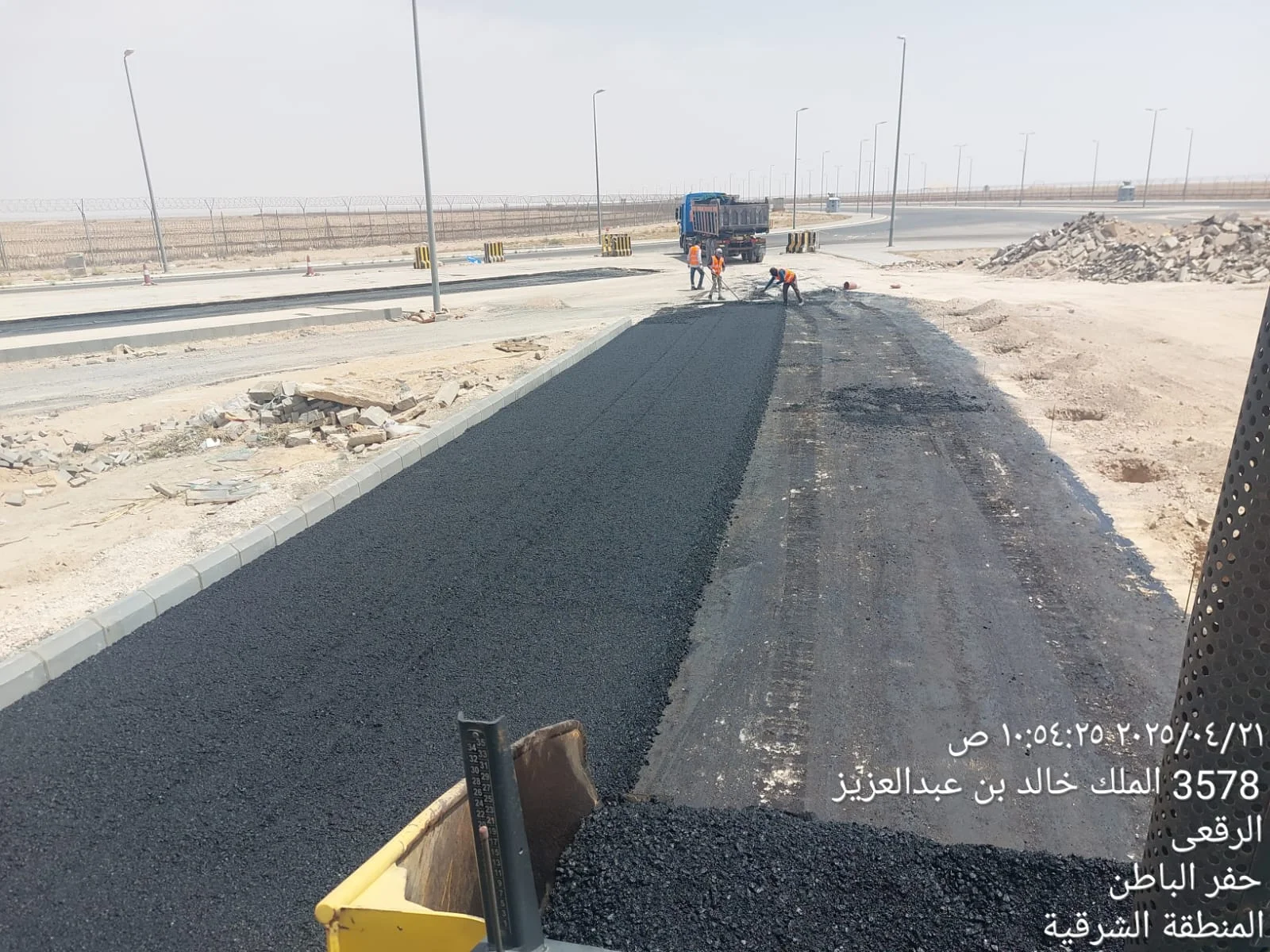 توريد وتنفيذ اعمال الاسفلت لشركة عبر الوطن للمقاولات — 3