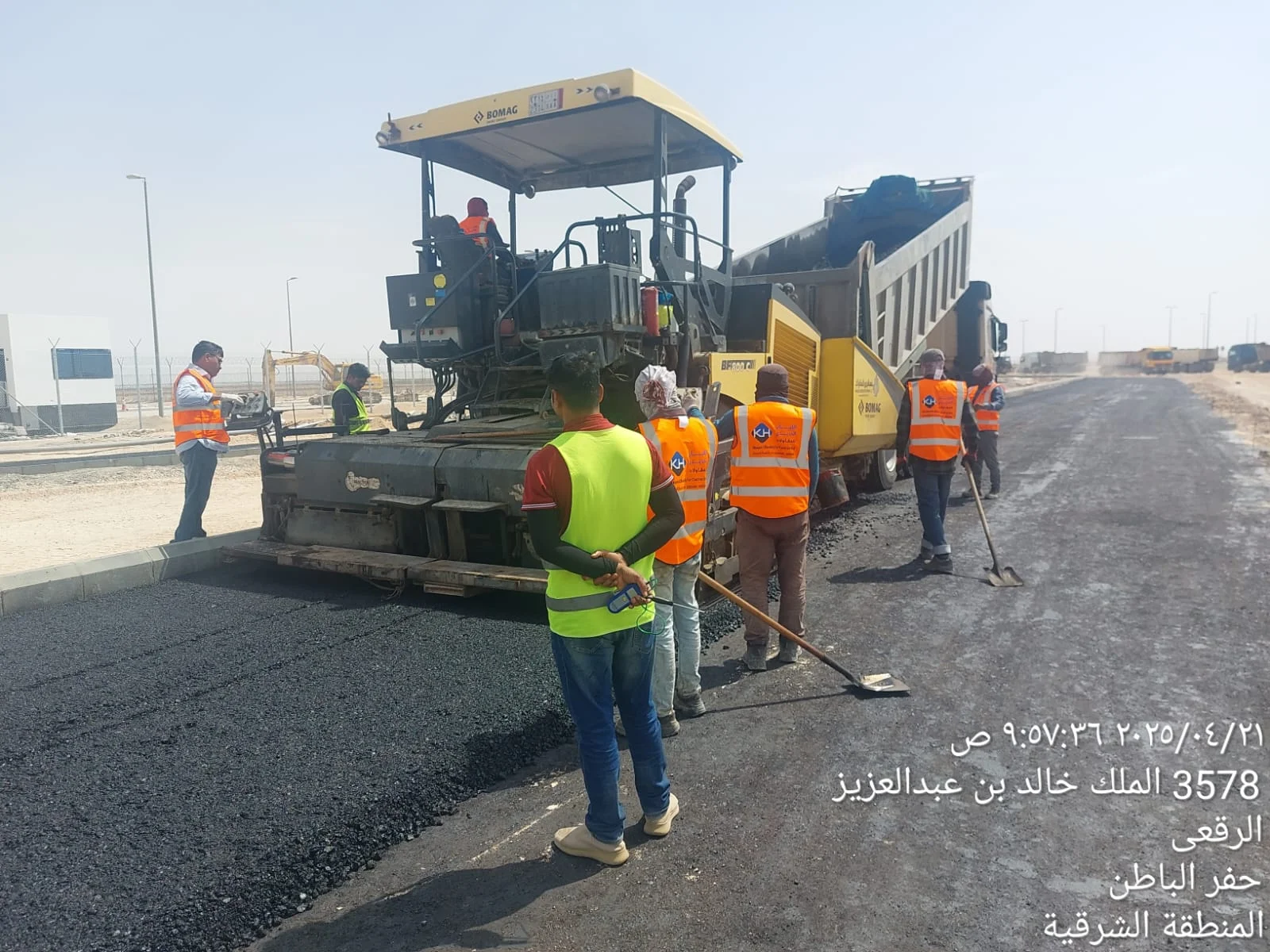 توريد وتنفيذ اعمال الاسفلت لشركة عبر الوطن للمقاولات — 11