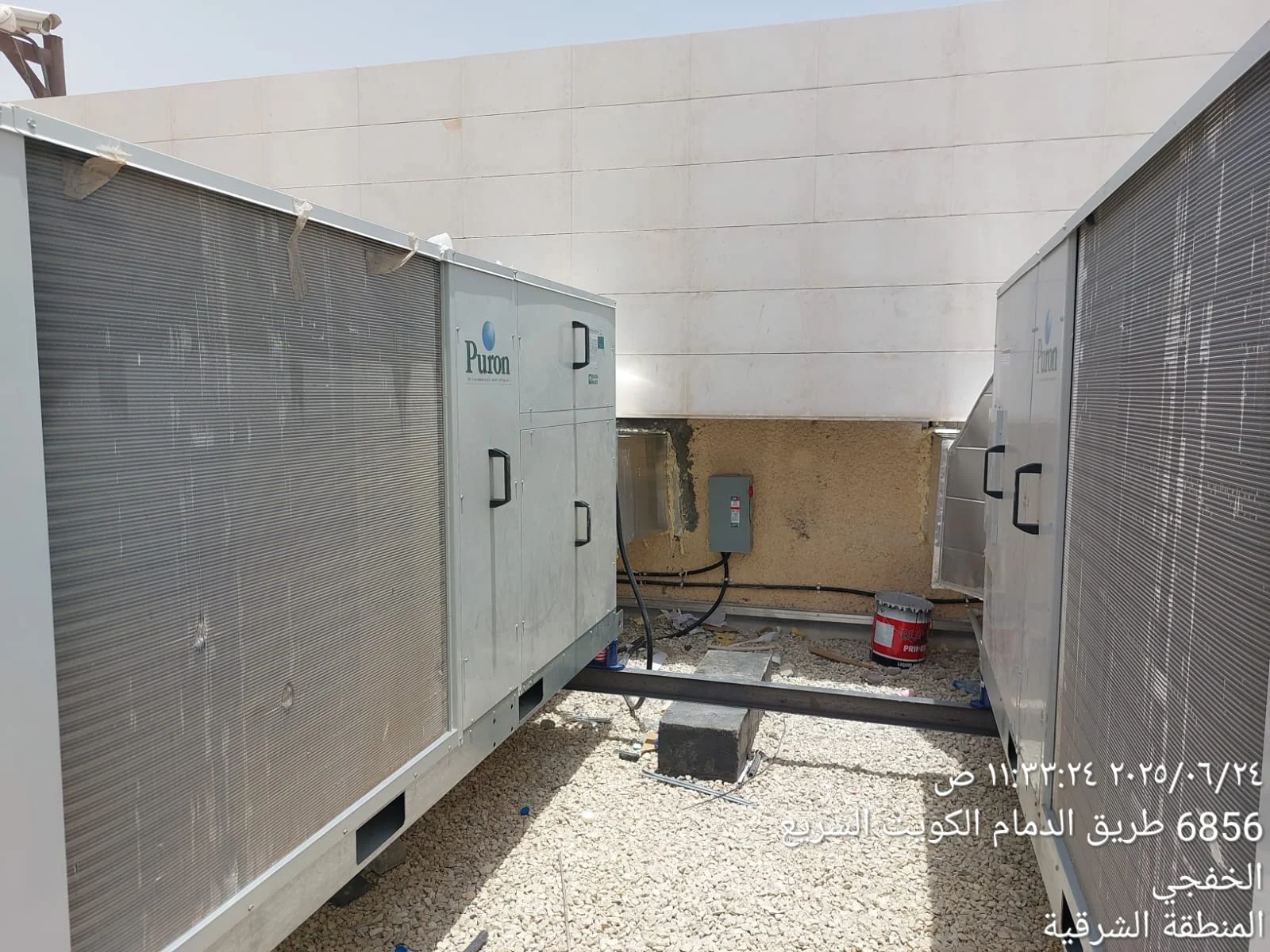 اعمال توريد وتركيب التكييف المركزي مع شركة اعمال سنمار للمقاولات — 8