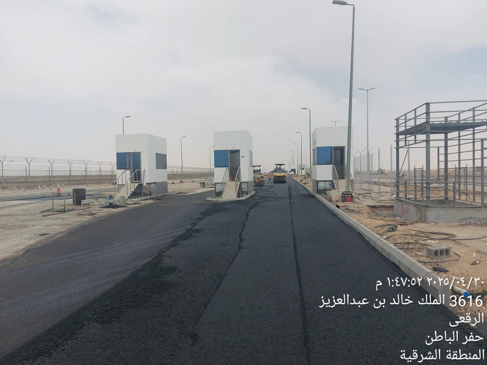 توريد وتنفيذ اعمال الاسفلت لشركة عبر الوطن للمقاولات — 12