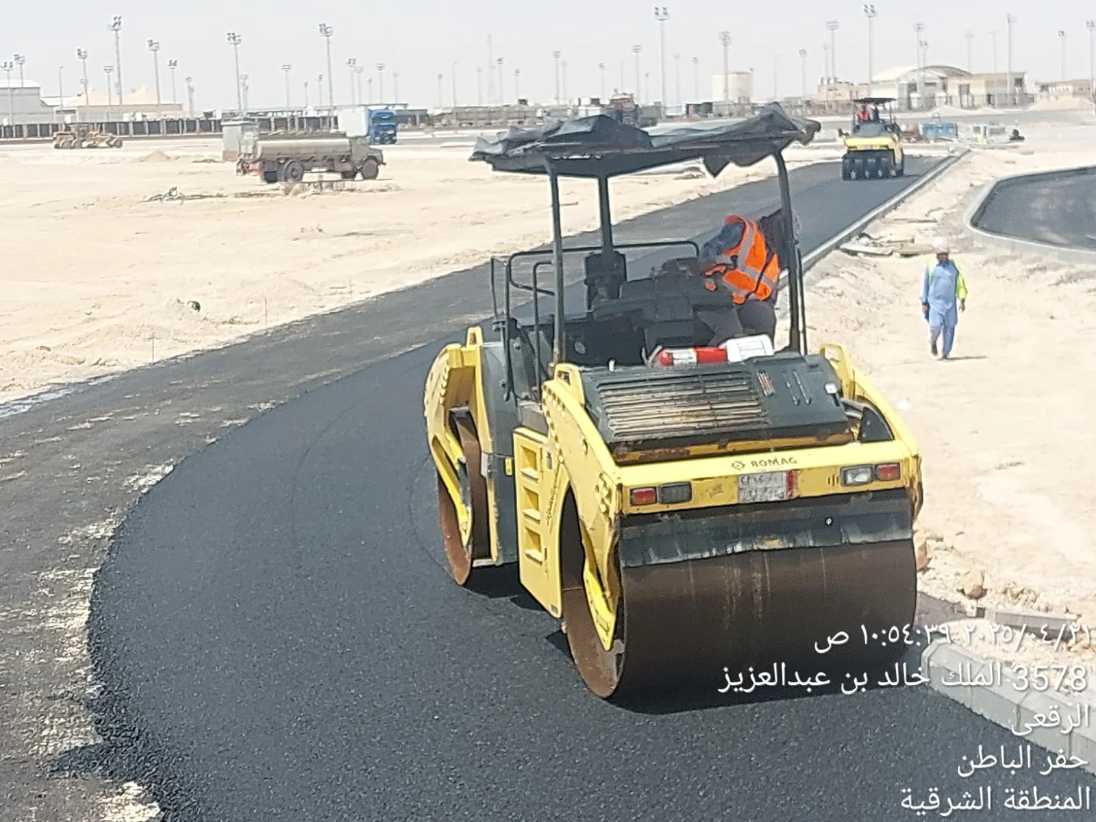 توريد وتنفيذ اعمال الاسفلت لشركة عبر الوطن للمقاولات — 7